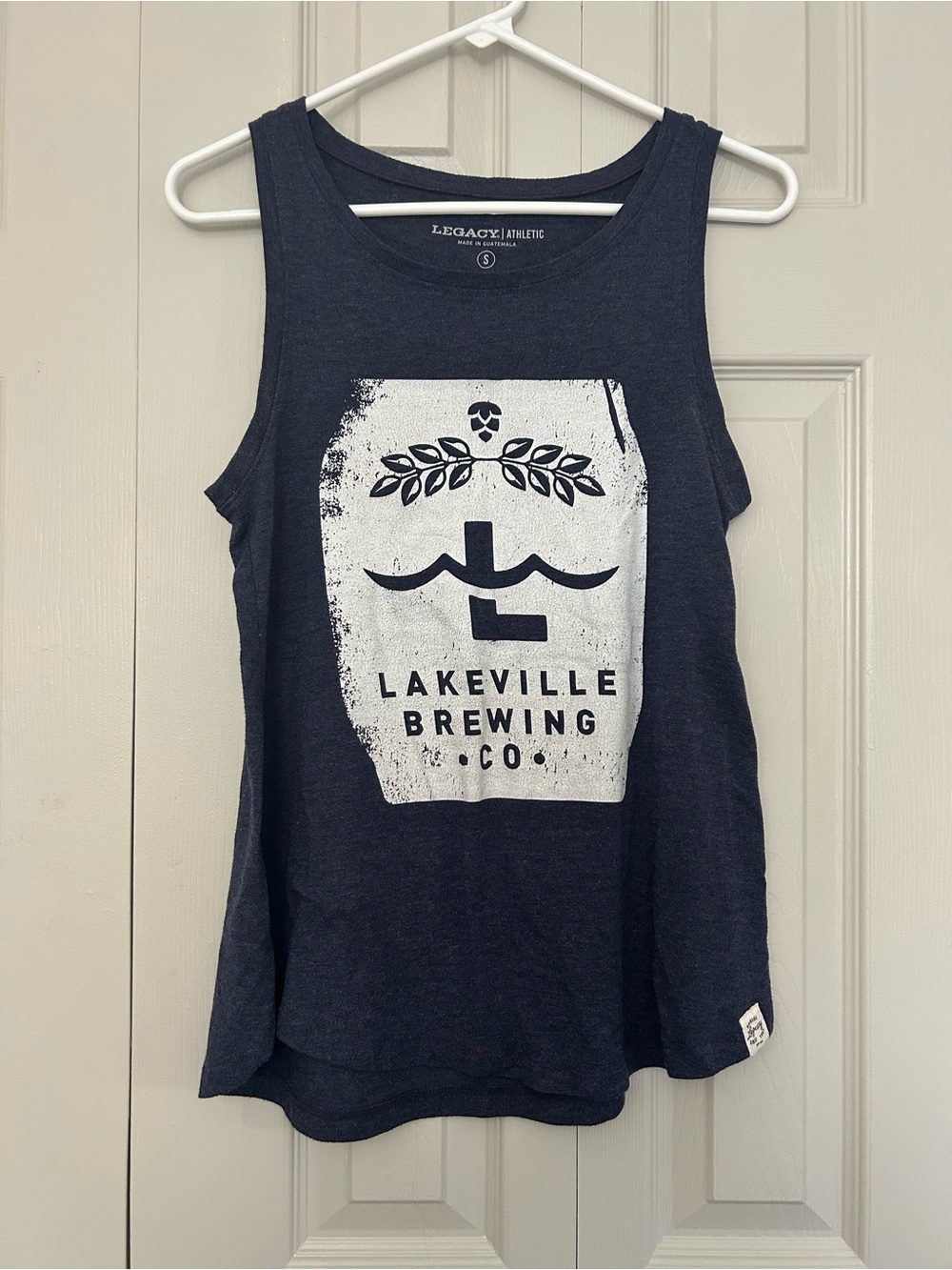 Lakeville Brewing Co. Navy Graphic Tank